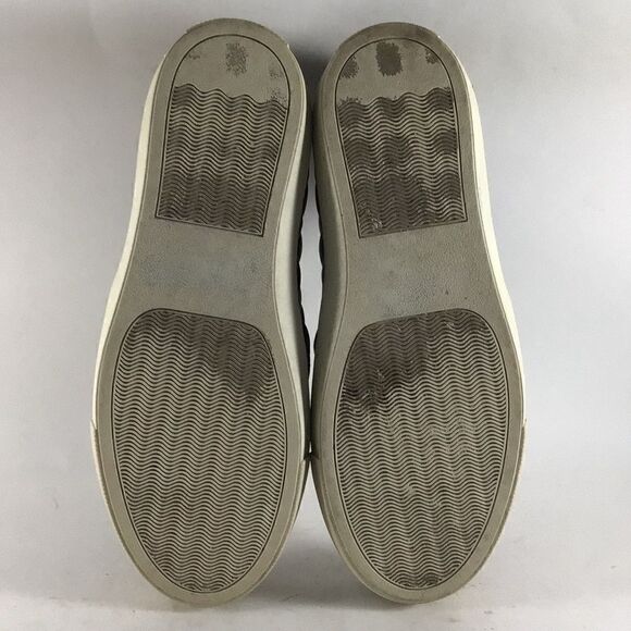 Steve Madden Ecentrcq womens quilted loafers shoes taupe gray size 7.5 M - Picture 7 of 8